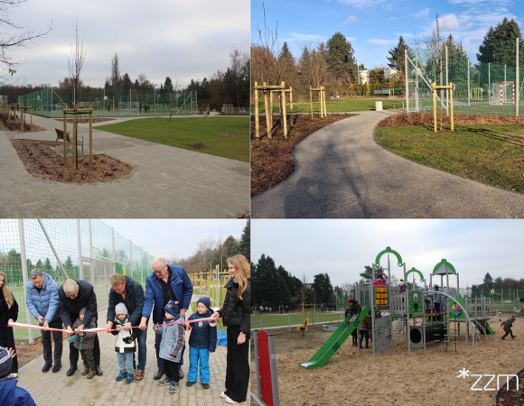 Strefa sportu, rekreacji i wypoczynku przy ul. Modrzejewskiej na Ławicy