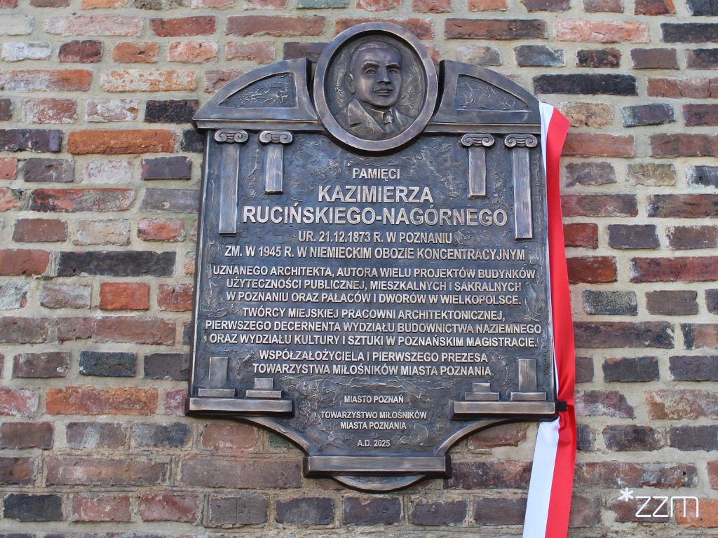 tablica pamiątkowa Kazimierza Rucińskiego-Nagórnego