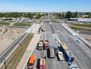 Testy obciążeniowe wiaduktów drogowych nad ul. Lechicką