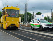 Testy techniczne na trasie na Naramowice