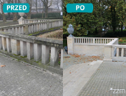 Tralki i wazy w Parku Mickiewicza odzyskały dawne oblicze