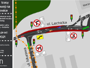 Tramwaj na Naramowice: zmiana organizacji ruchu na ul. Lechickiej