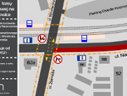Tramwaj na Naramowice - zmiany w organizacji ruchu