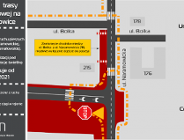 Tramwaj na Naramowice - zmiany w organizacji ruchu
