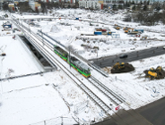 Tramwaje testowały nowy wiadukt nad ul. Lechicką
