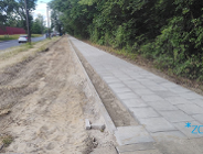 Trwa budowa drogi rowerowej na ul. Dolna Wilda