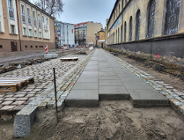 Trwają prace na ul. Kolejowej na Łazarzu