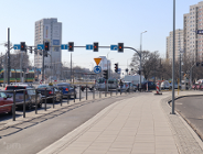 Udostępnienie buspasa na rondzie Rataje