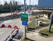 Ul. Grunwaldzka - otwarcie tymczasowego przejazdu przez tory kolejowe