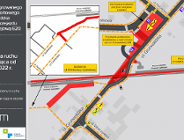 Ul. Grunwaldzka - zmiany przy powstającym węźle przesiadkowym