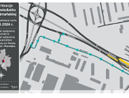 Ul. Wagrowska bez przejazdu pod wiaduktem