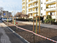 Ul. Wyłom z nowymi chodnikami i miejscami parkingowymi