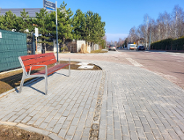 Ulica Miłosza z nową nawierzchnią