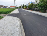 Ulica Rozwadowska utwardzona i oświetlona