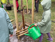 W Parku Heweliusza będzie kwitnąć czereśnia - dzięki trzecioklasistom z "Dziewięćdziesiątki"