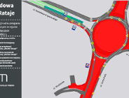 Więcej pasów ruchu w rejonie ronda Rataje
