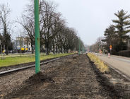 Wymiana nawierzchni na przejeździe tramwajowym na ul. Nad Wierzbakiem