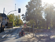 Wymiana słupa trakcyjnego przy al. Wielkopolskiej