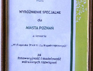 Wyróżnienie dla Poznania za działania na rzecz niepełnosprawnych