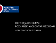 XX edycja konkursu Poznański Wolontariusz Roku rozstrzygnięta