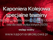 Zabytkowa Kaponiera Kolejowa dla osób z niepełnosprawnościami