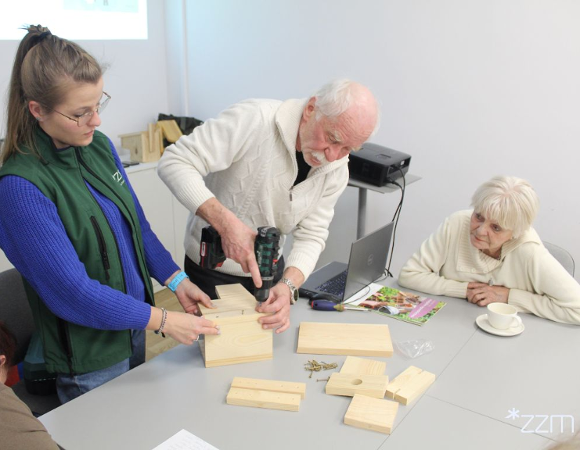 Zajęcia edukacyjne "Seniorki, seniorzy i skrzydlaci sąsiedzi"