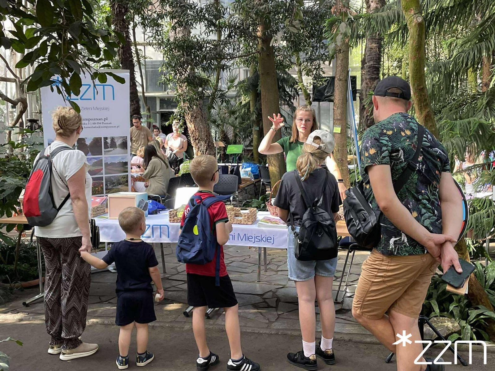 Zajęcia edukacyjne w Palmiarni Poznańskiej