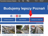 Zakładka informacyjna o inwestycji w ul. Ratajczaka