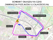 Zamknięcie ul. Kościelnej