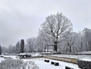 Zima w pełnej krasie w Parku Cytadela