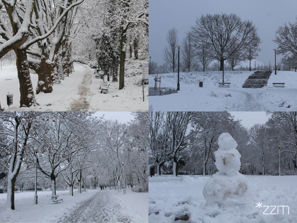 Zima w poznańskich parkach