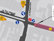 Zmiana organizacji ruchu na skrzyżowaniu ul. Św. Marcin i ul. Ratajczaka