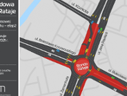 Zmiana organizacji ruchu w rejonie ronda Rataje