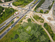 Zmiany na ul. Krzywoustego w rejonie przebudowywanego wiaduktu