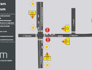 Zmiany w organizacji ruchu na skrzyżowaniu ul. Ratajczaka z Ogrodową i Powstańców Wielkopolskich