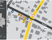 Zmiany w organizacji ruchu w rejonie skrzyżowania ul. Radosnej i Nowina